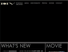 Tablet Screenshot of div-official.com